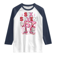 67 Valentines Raglan Shirt Funny Six Seven Brainrot Meme