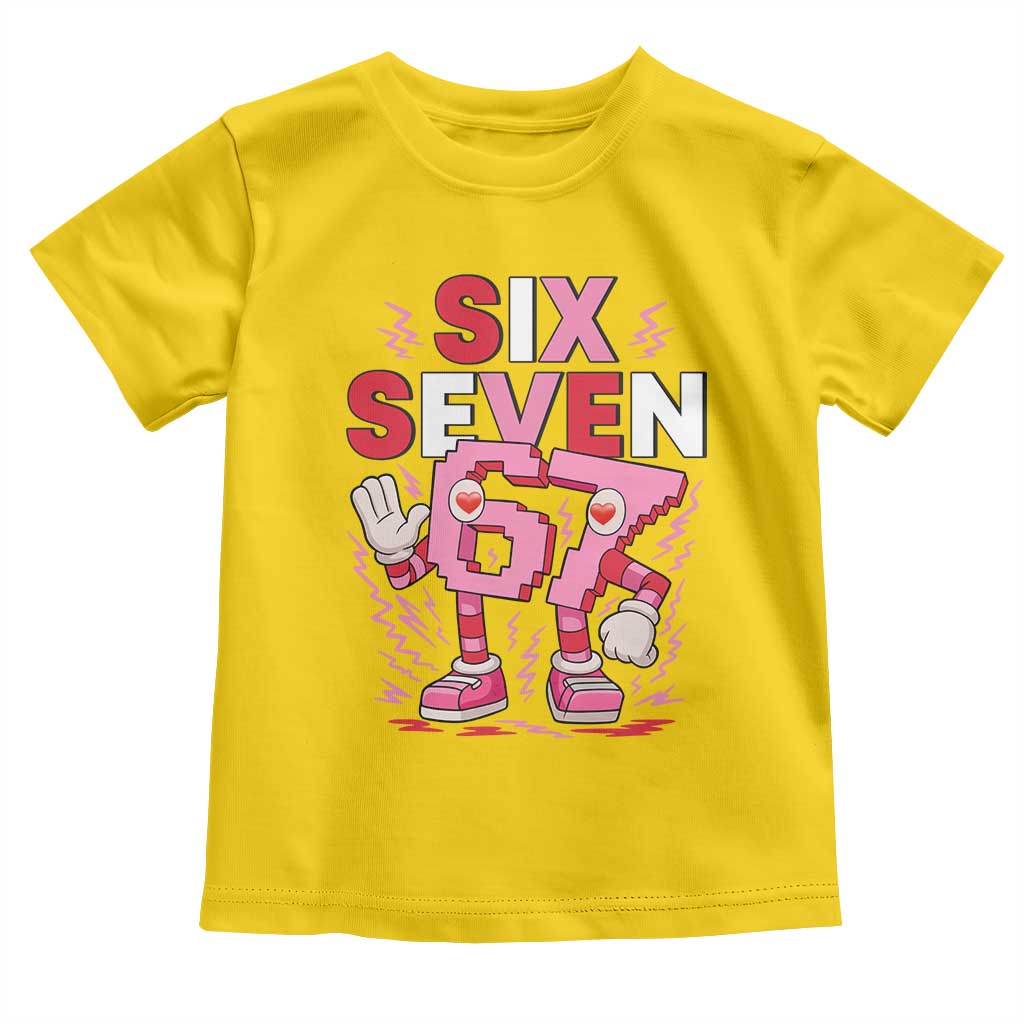 67 Valentines Toddler T Shirt Funny Six Seven Brainrot Meme