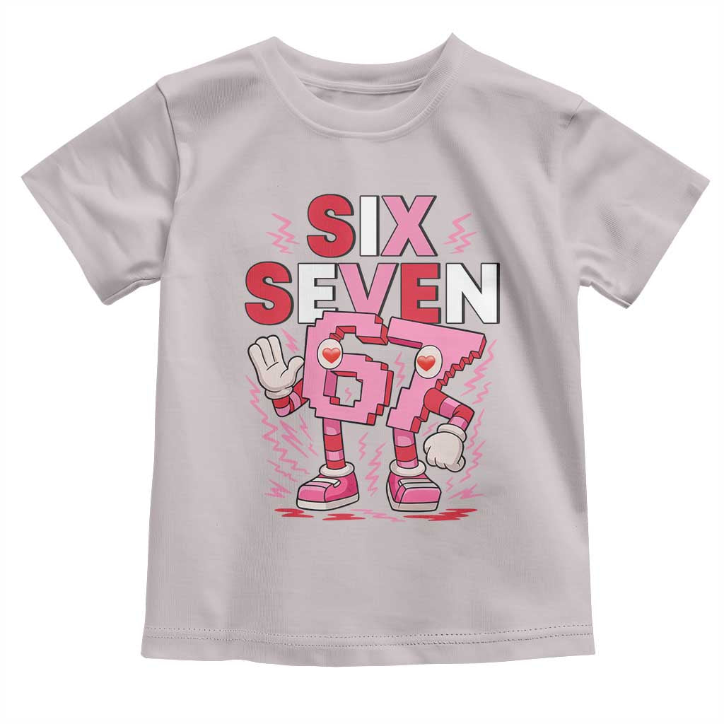 67 Valentines Toddler T Shirt Funny Six Seven Brainrot Meme