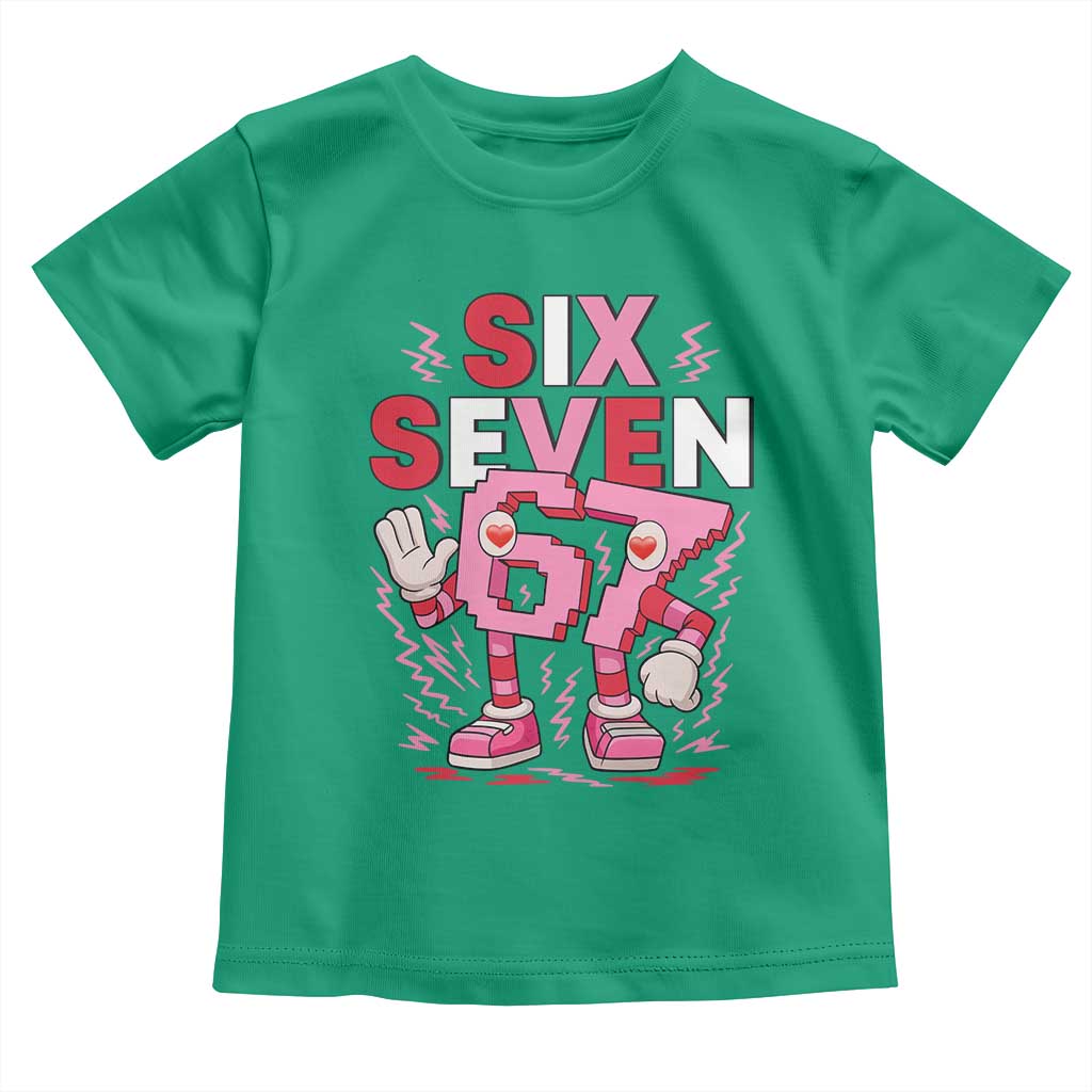 67 Valentines Toddler T Shirt Funny Six Seven Brainrot Meme