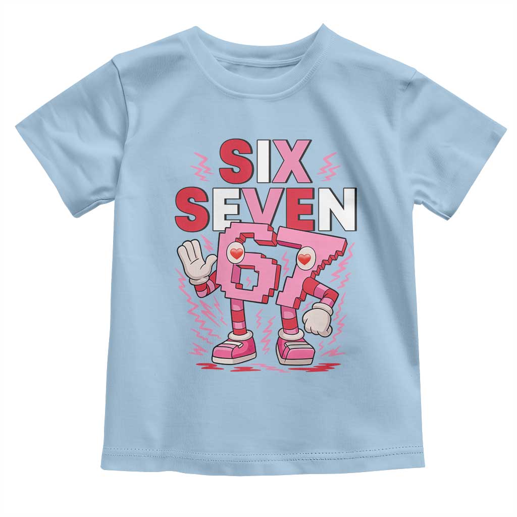 67 Valentines Toddler T Shirt Funny Six Seven Brainrot Meme