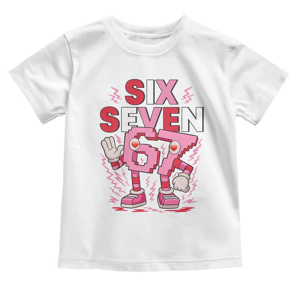 67 Valentines Toddler T Shirt Funny Six Seven Brainrot Meme