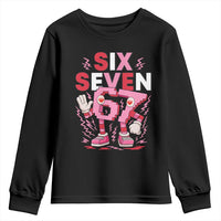 67 Valentines Youth Sweatshirt Funny Six Seven Brainrot Meme
