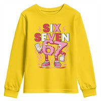 67 Valentines Youth Sweatshirt Funny Six Seven Brainrot Meme