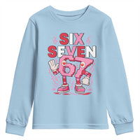 67 Valentines Youth Sweatshirt Funny Six Seven Brainrot Meme