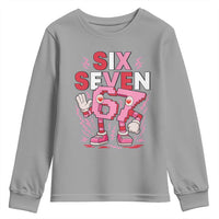 67 Valentines Youth Sweatshirt Funny Six Seven Brainrot Meme