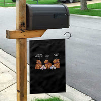 Funny Easter Bunny Garden Flag Where Did You Guys Go Chocolate