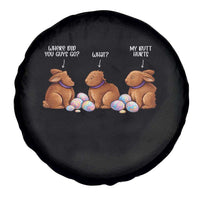 Funny Easter Bunny Spare Tire Cover Where Did You Guys Go Chocolate