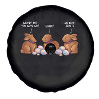 Funny Easter Bunny Spare Tire Cover Where Did You Guys Go Chocolate