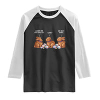 Funny Easter Bunny Raglan Shirt Where Did You Guys Go Chocolate