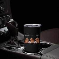 Funny Easter Bunny Tumbler Cup Where Did You Guys Go Chocolate