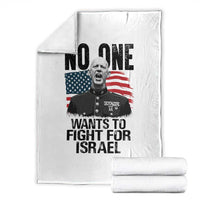 No One Wants To Fight For Israel Throw Blanket Marine Veteran American Freedom