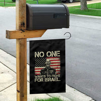 No One Wants To Fight For Israel Garden Flag America First Anti War Marine Veteran