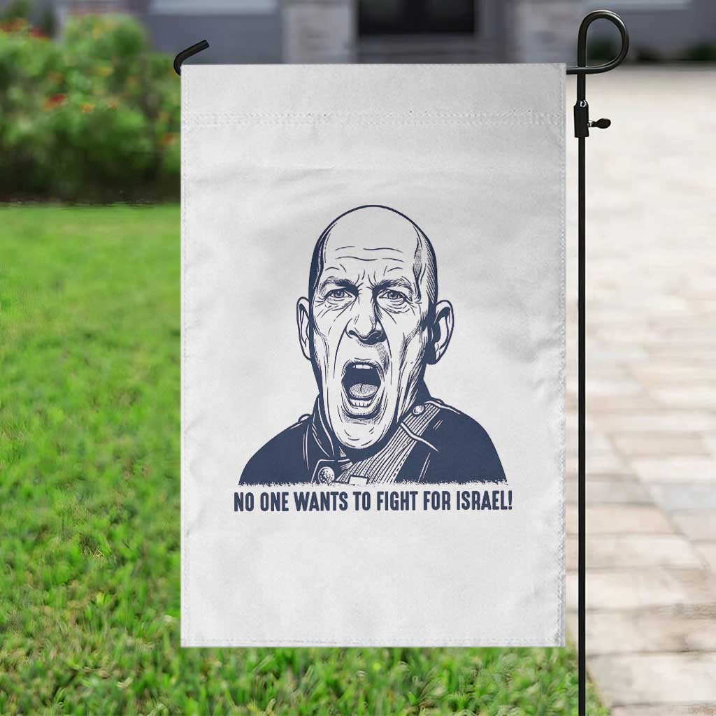 No One Wants To Fight For Israel Garden Flag Marine Veteran America First Anti War