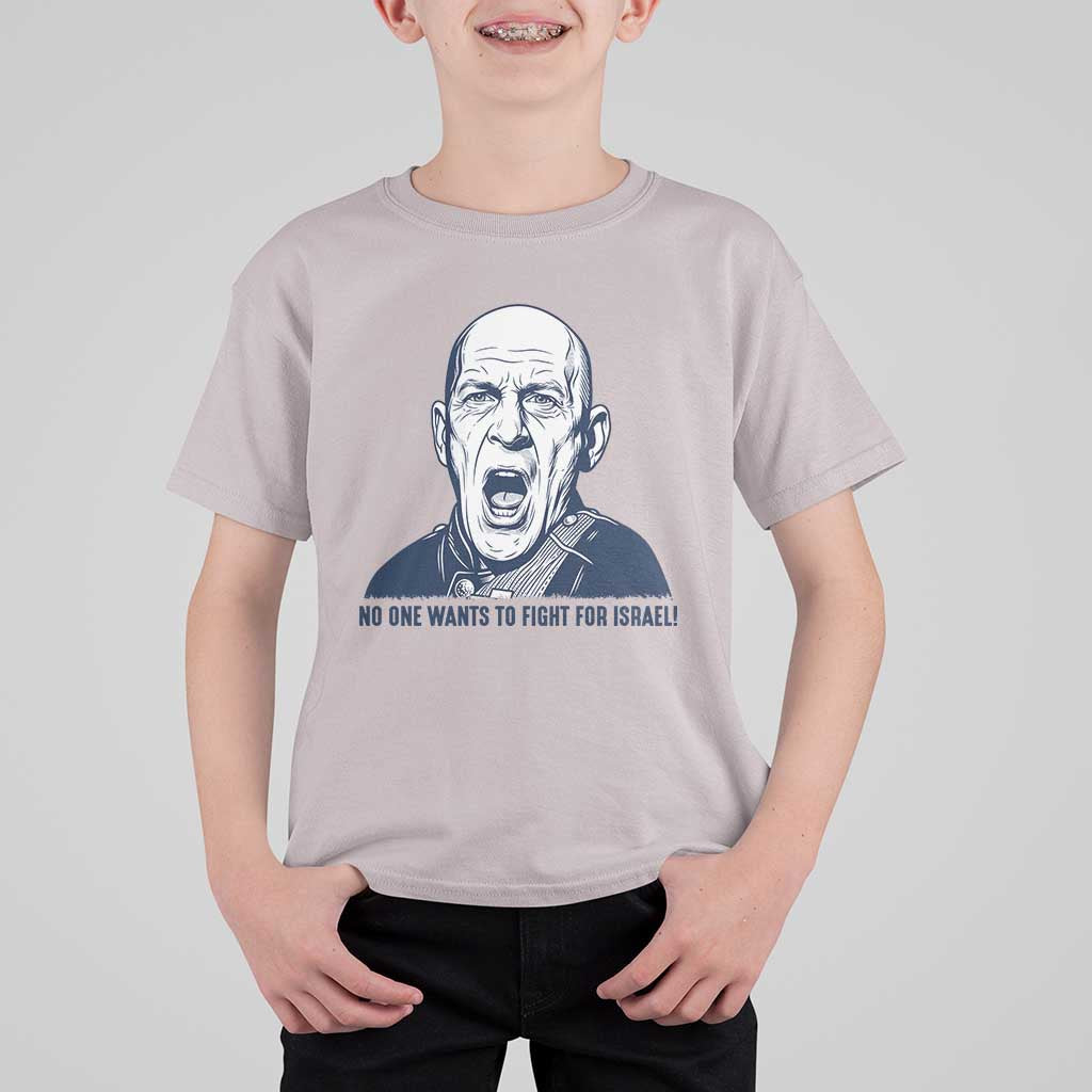 No One Wants To Fight For Israel T Shirt For Kid Marine Veteran America First Anti War