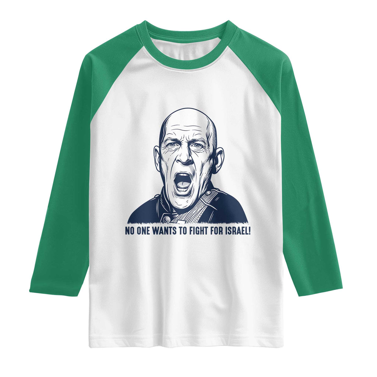 No One Wants To Fight For Israel Raglan Shirt Marine Veteran America First Anti War