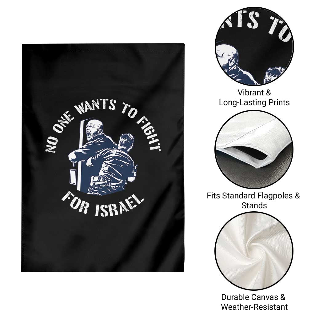 No One Wants To Fight For Israel Garden Flag Marine Veteran Anti War America First Statement