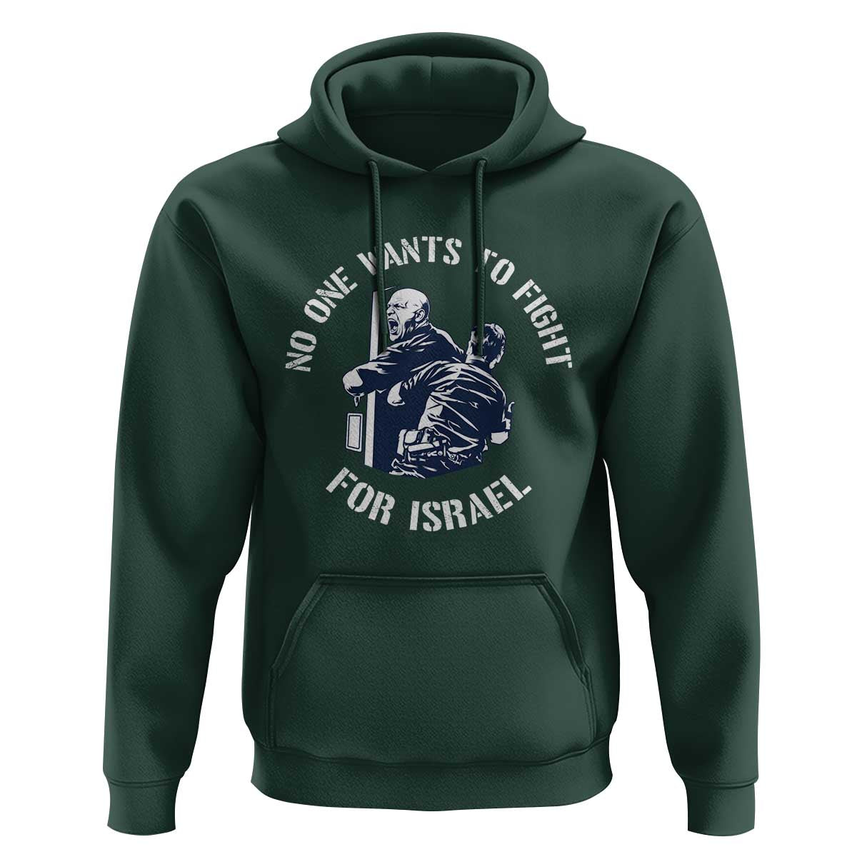 No One Wants To Fight For Israel Hoodie Marine Veteran Anti War America First Statement