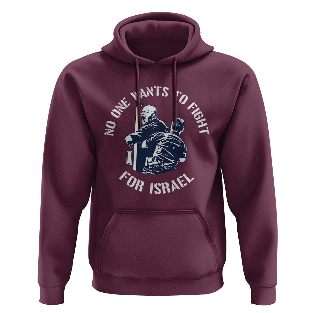 No One Wants To Fight For Israel Hoodie Marine Veteran Anti War America First Statement