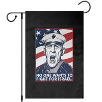 No One Wants To Fight For Israel Garden Flag US Marine Veteran Anti War