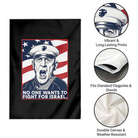 No One Wants To Fight For Israel Garden Flag US Marine Veteran Anti War