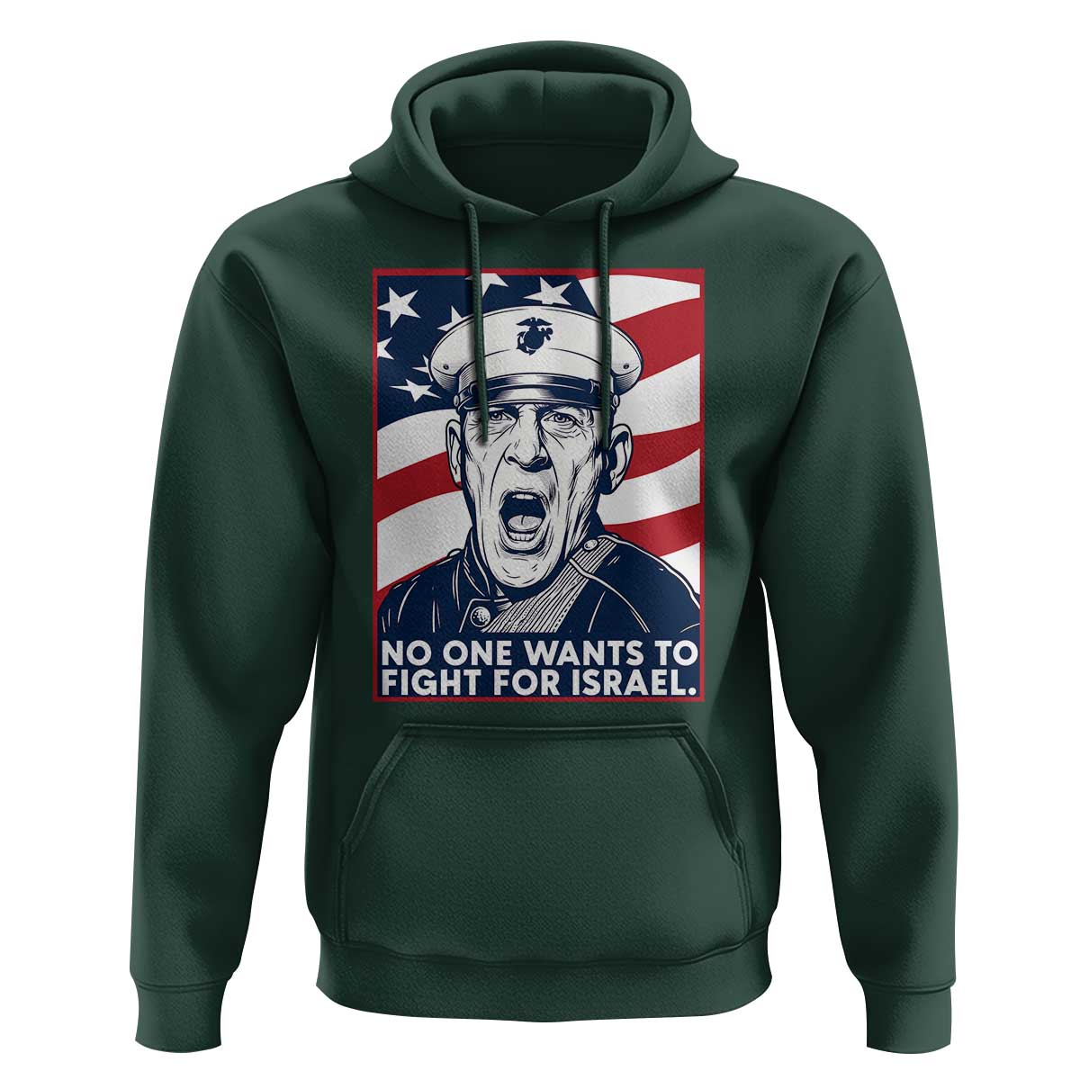 No One Wants To Fight For Israel Hoodie US Marine Veteran Anti War