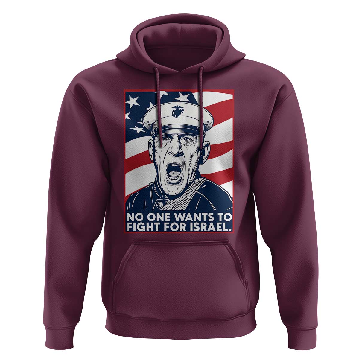No One Wants To Fight For Israel Hoodie US Marine Veteran Anti War