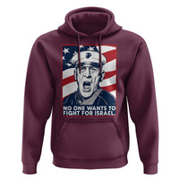 No One Wants To Fight For Israel Hoodie US Marine Veteran Anti War