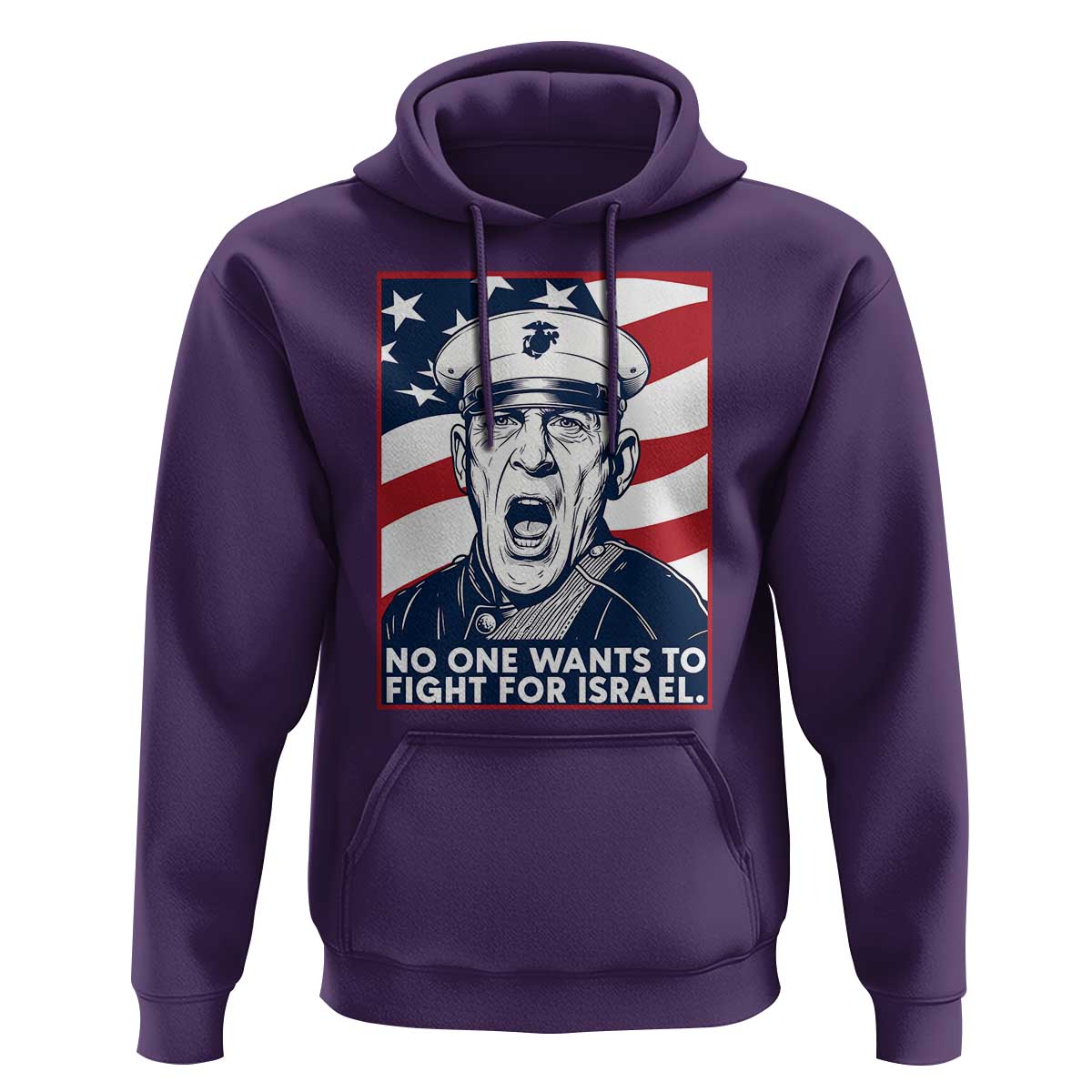 No One Wants To Fight For Israel Hoodie US Marine Veteran Anti War