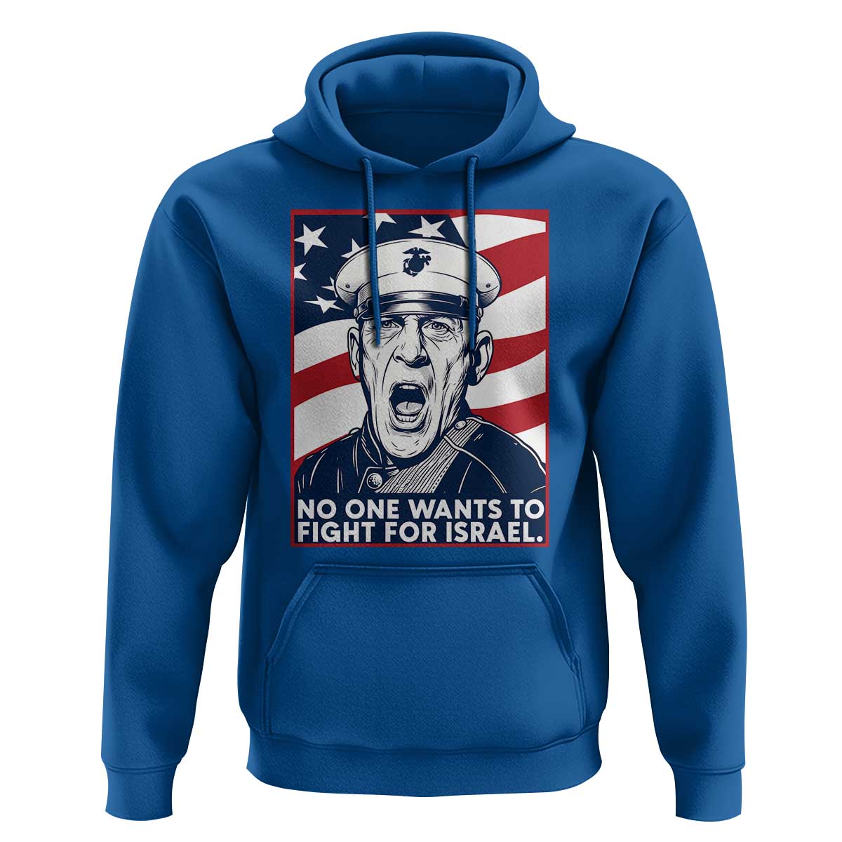 No One Wants To Fight For Israel Hoodie US Marine Veteran Anti War