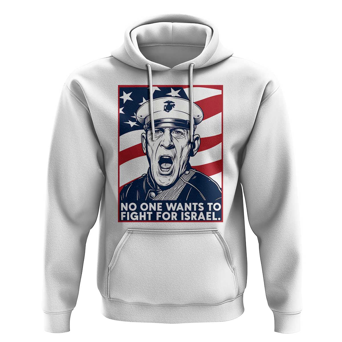 No One Wants To Fight For Israel Hoodie US Marine Veteran Anti War