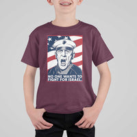 No One Wants To Fight For Israel T Shirt For Kid US Marine Veteran Anti War