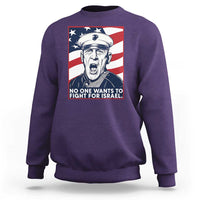 No One Wants To Fight For Israel Sweatshirt US Marine Veteran Anti War