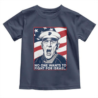 No One Wants To Fight For Israel Toddler T Shirt US Marine Veteran Anti War