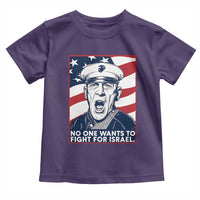 No One Wants To Fight For Israel Toddler T Shirt US Marine Veteran Anti War