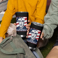 No One Wants To Fight For Israel Tumbler Cup US Marine Veteran Anti War