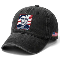 No One Wants To Fight For Israel Washed Cotton Baseball Cap US Marine Veteran Anti War