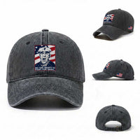 No One Wants To Fight For Israel Washed Cotton Baseball Cap US Marine Veteran Anti War