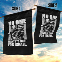 No One Wants To Fight For Israel Garden Flag US Marine Veteran Anti War America First