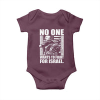 No One Wants To Fight For Israel Baby Onesie US Marine Veteran Anti War America First