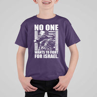 No One Wants To Fight For Israel T Shirt For Kid US Marine Veteran Anti War America First