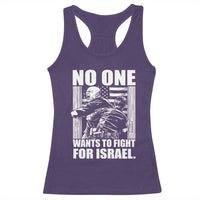 No One Wants To Fight For Israel Racerback Tank Top US Marine Veteran Anti War America First