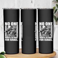 No One Wants To Fight For Israel Skinny Tumbler US Marine Veteran Anti War America First