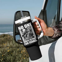 No One Wants To Fight For Israel Tumbler With Handle US Marine Veteran Anti War America First