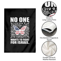 No One Wants To Fight For Israel Garden Flag America First Anti War