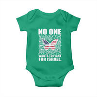 No One Wants To Fight For Israel Baby Onesie America First Anti War