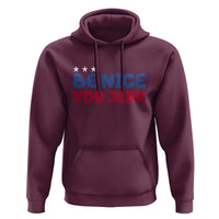 Be Nice You Jerk Hoodie Sarcastic Humor Quote