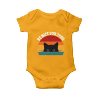Be Nice You Jerk Baby Onesie Funny Cat Sarcastic Quote