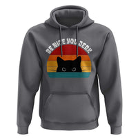 Be Nice You Jerk Hoodie Funny Cat Sarcastic Quote