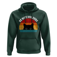 Be Nice You Jerk Hoodie Funny Cat Sarcastic Quote